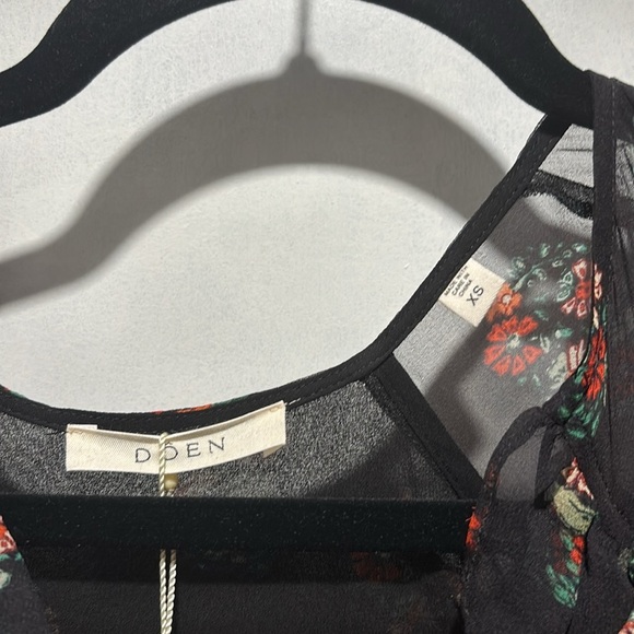 New DOEN saffron silk maxi dress - Picture 3 of 11